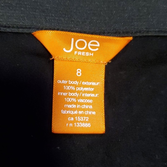 Fun Black Sequined Skirt Joe Fresh Size 8 - Picture 4 of 5